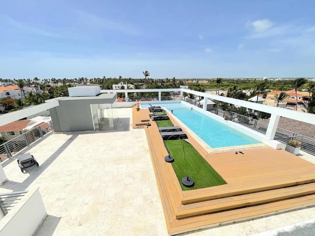 Rooftop Pool Ducassi Studio Suites Deluxe Hotel Beach Club & Spa Punta Cana Ngoại thất bức ảnh