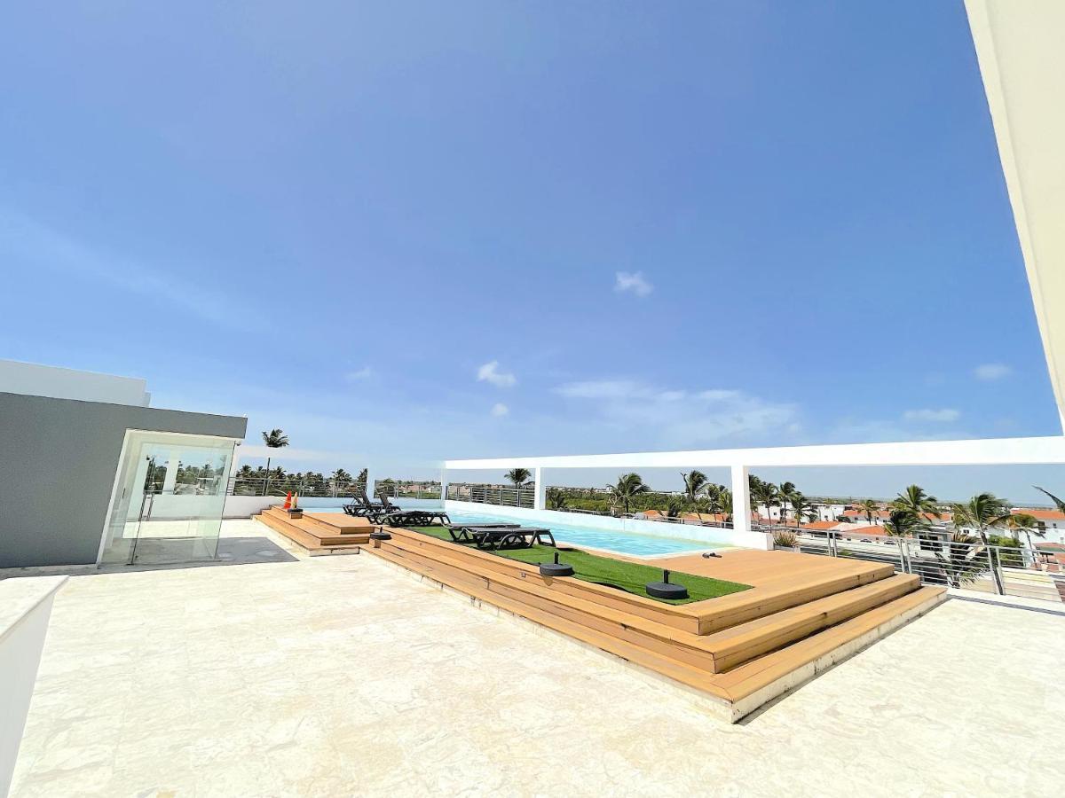 Rooftop Pool Ducassi Studio Suites Deluxe Hotel Beach Club & Spa Punta Cana Ngoại thất bức ảnh